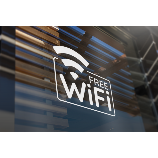 Naklejka - FREE Wi-Fi